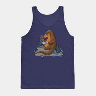 Coffee Pangolin Tank Top